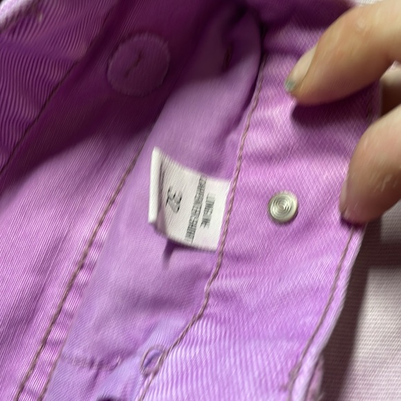 BDG Longline Denim Short In Purple by Urban Outfitters Unisex Size 32 - Picture 3 of 6